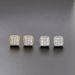 Hot hip hop zircon earrings for men and women with full diamond gold plated threaded earrings, hot earrings_ipsvogv.com