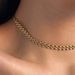 Women's Jewelry Set Fashion Retro Style Titanium Steel New Wheat Ear Geometry Five Chain Necklaces_ipsvogv.com