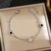 Ins Simple Niche Personality Black And White Beimu Roman Digital Titanium Steel Double-layer Layered Bracelet_ipsvogv.com