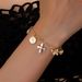 Women's Jewelry Alloy Bracelet Fashion Personality Pearl Chain Hand Jewelry_ipsvogv.com