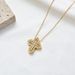 Popular Full Diamond D Shaped Cross Necklace For Women Copper Gold Plated Fashion Cross Rope Necklace Size_ipsvogv.com