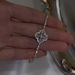 Designer's Micro Set Zircon Crystal Four Leaf Grass Bracelet Adjustable Bracelet Light Luxury Style Ladies' Bracelet_ipsvogv.com