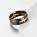 Personalized detachable two in one titanium steel cross ring matte brushed men's ring hand jewelry_ipsvogv.com
