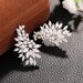 Cao Shiman's Zircon Women's Earrings With Angel Wings Set, Korean Edition, Personalized Design, Versatile Earrings, Hot_ipsvogv.com