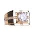 Classic Carbon High Simulation Men's Diamond Mosonite Plated Dominant Wedding Ring_ipsvogv.com