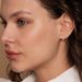 Earrings Double Row Diamond Round Ring 14K Gold Earrings Female Fashion Jewelry_ipsvogv.com