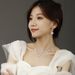 Leaf Design Jewelry Set - Rhinestone Necklace, Earrings & Bracelet (3-Piece Versatile Fashion Jewelry For Women)_ipsvogv.com