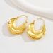 Women’s Jewelry Set Fashion Exaggerated Temperament Style Metal Earrings Simple And Versatile Pleated Gold Leaf Design Earrings Ins Earrings_ipsvogv.com
