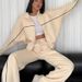 Women's Clothing New Fashion Printed POLO Collar Short Sleeve Tight Hip Wrapped Trousers Suit_ipsvogv.com