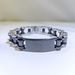 Men's Jewelry Stainless Steel Curved Bicycle Chain Cross Scripture Titanium Steel Bracelet Bracelet Bracelet Jewelry_ipsvogv.com