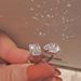 Cao Shi Waterdrop Geometric Ring For Women, Adjustable Square Ring, Fashionable Popular, Small And Popular Style_ipsvogv.com