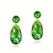 Women's Jewelry Original Emerald Green Earrings Gold And Emerald Double Layer Design Eye Catching And Versatile Online Store Purchase Selected Jewelry_ipsvogv.com