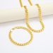 Jewelry Neck Men's Nk Gold Plated With Thick Silver Side Necklace Cuban Chain_ipsvogv.com
