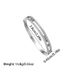Simple And Stylish Diamond-encrusted Hollow Titanium Steel Bracelet, High Quality_ipsvogv.com