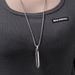Fashion Trend Pendant Pendant Personality Bullet Head Exaggerated Temperament Niche Design Men's Titanium Steel Necklace Jewelry_ipsvogv.com