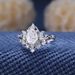 Sanjie Inlaid Moonstone Colorful Treasure For Women, Fashionable And Versatile, Waterdrop Zircon Star Moon Pair Ring_ipsvogv.com