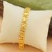 Ladies' Gold Heart-shaped Copper Luxury Jewelry Girls' Bracelet, Daily Wearing Gift_ipsvogv.com