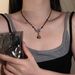 New Chinese Style Bead Butterfly Tassel With Fashionable Niche Design, High-end And Versatile Collarbone Chain, New_ipsvogv.com