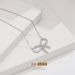 Jewelry bow necklace women clavicle chain Korean version simple ins niche design star same chain_ipsvogv.com