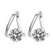 New Earrings Korean Ins Style Temperament Irregular Earrings Fashionable Simple Light Luxury Earrings_ipsvogv.com