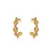 Women's Jewelry Retro Pig Nose Zircon Earrings Light Luxury High End Design Fashion Temperament Circle Earrings Ear Jewelry_ipsvogv.com