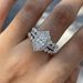 Sanjie New Fashion Jewelry Oval Zircon Women's Set Ring_ipsvogv.com