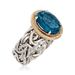 two Tone Blue Women's Ring Bracelet_ipsvogv.com