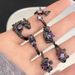 Dark Personality Bat Frog Zircon Open Female Coldness Wind Sweet Cool Hip Hop Versatile Finger Ring_ipsvogv.com