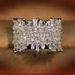 Irregular micro-inlaid with zircon ring European and American luxury women's jewelry ring_ipsvogv.com