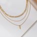 New Necklaces With Fashionable And Personalized Leaves, Featuring A Three-layer Necklace_ipsvogv.com