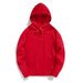 Men's Clothing retro pure cotton sweater jacket pullover solid color large size hoodie_ipsvogv.com