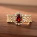 Cao Shi European Han Light Luxury Personalized Women's Inlaid Zircon Fashion Single Ring Art Exotic Jewelry_ipsvogv.com