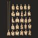 New Copper Set Zircon Full Diamond 26 Large Letter Necklace, Personalized Hip Hop Fashion Accessories For Trendy People_ipsvogv.com