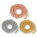 Men's Jewelry Hip Hop Alloy Diamond 9mm Gold Twist Necklace New Fashion Exaggerated Men's Necklace Multiple Specifications_ipsvogv.com