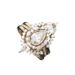 3-Piece Gold Zircon Set Jewelry Women's Full Diamond Luxury Ring_ipsvogv.com