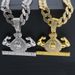 USD $Symbol Muscle Money Bag Pendant MONEY POWER Hip Hop Necklace Men's Accessories_ipsvogv.com