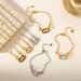 Women's Jewelry Titanium Steel Inlaid Concave Bracelet Hand Jewelry Stainless Steel Non Fading Ins Texture Multi Color Matching_ipsvogv.com