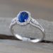 Sanjie Jewelry Style Inlaid Blue Ring Fashionable And Exquisite Women's Handmade_ipsvogv.com