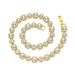 New square circular splicing necklace 12mm hip-hop trend flowing ice sugar chain men's pendant accessory_ipsvogv.com