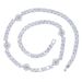 Hip Hop New Eye Zircon Tennis Chain Fashion Trend Men's Tennis Chain Necklace_ipsvogv.com