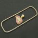 Trendy people's personalized pink lip diamond tooth pendant necklace Men's domineering, cool and exaggerated Cuban chain accessories_ipsvogv.com
