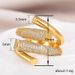 European and American Design Micro Setting Zircon Metal Cross Opening Rings For Women's Gothic Girls' Luxury Jewelry_ipsvogv.com