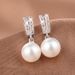 Cao Shi Baroque's New Large High Quality Pearl For Ladies And Gentlemen Style Beizhu Zircon Earrings_ipsvogv.com