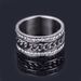 Men's Jewelry High End Rotating Chain Female Ring Two Rows Of Diamonds Creative Titanium Steel Non Fading Zircon Couple Ring_ipsvogv.com