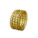 1 Fashionable Gold-plated Zircon Open Bracelet For Ethiopian Women's Wedding Party Gift_ipsvogv.com
