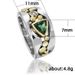 Cao Shi Ethnic Style Jewelry Creative Hollow Pattern Inlaid With Green Zircon Trendy Fashion Ring_ipsvogv.com