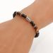 New Stainless Steel OT Buckle Tiger Eye Obsidian Men's Fashion Personality Hip Hop Beaded Accessories Bracelet_ipsvogv.com