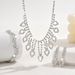 Women’s Jewelry Set Fashion Full Diamond Necklace Earrings Set Bridal Jewelry Necklace Three Piece Set Wedding Rhinestone Jewelry_ipsvogv.com