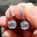 Cao Shi's New Fashionable And Dazzling Square Diamond Zircon Earrings For Women, Light Luxury Style Commuting Ear Hooks_ipsvogv.com