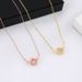 Retro Wind Angel Wings Titanium Steel Inlaid Zircon Necklace Women;s Fashion Ladies Girlfriend Clavicle Chain_ipsvogv.com